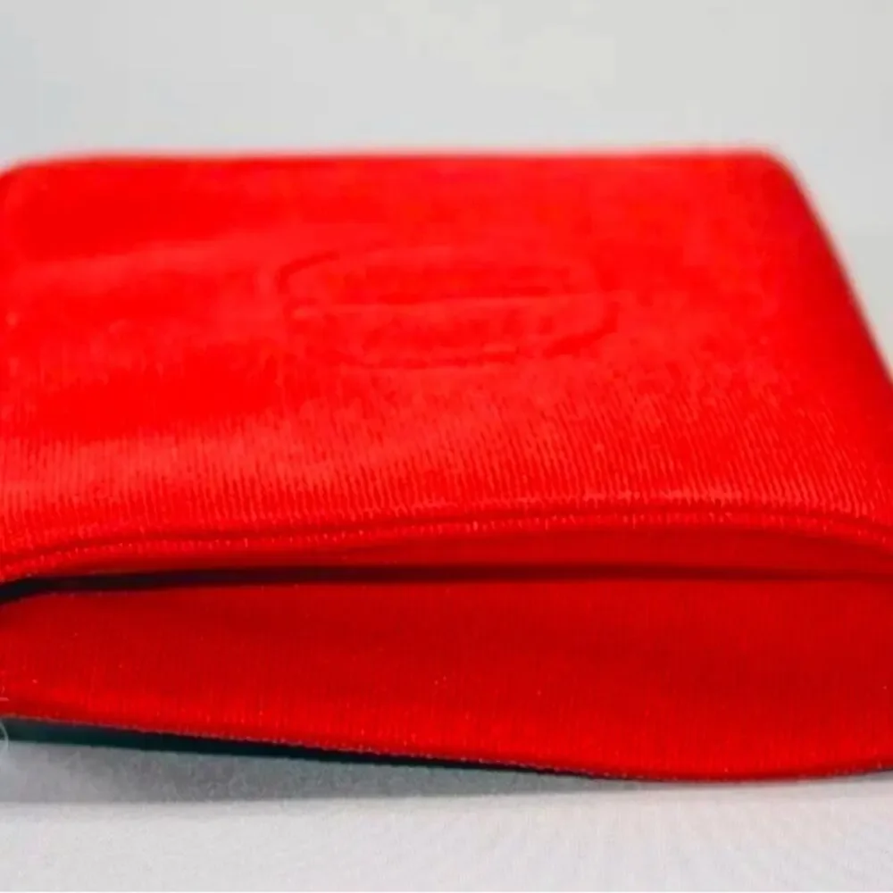 DIOR Beauty RED Cosmetic  Bag clutch Pouch case TROUSSE canvas Bundle